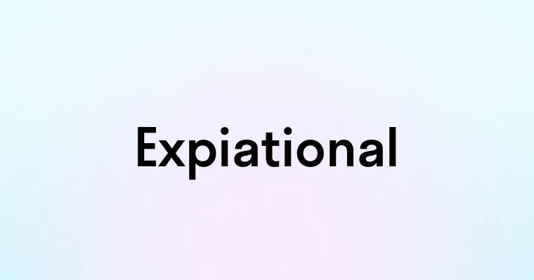 Expiational