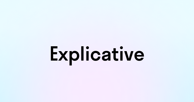 Explicative