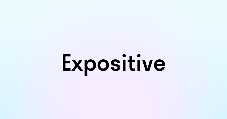 Expositive