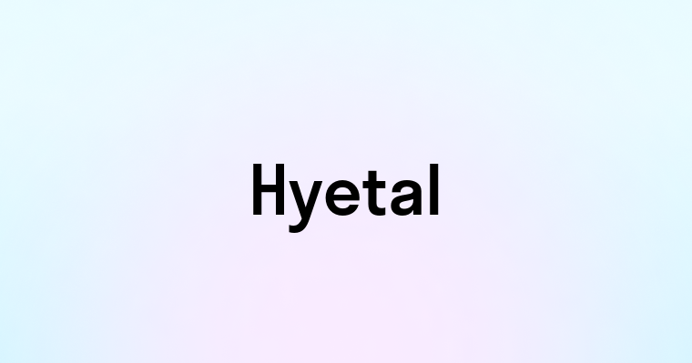 Hyetal