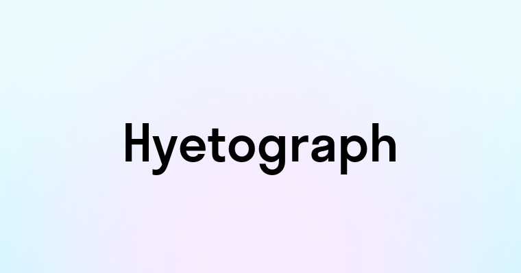 Hyetograph