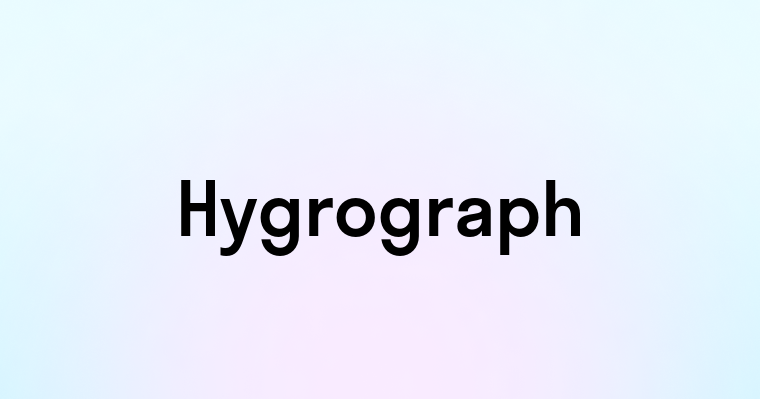 Hygrograph