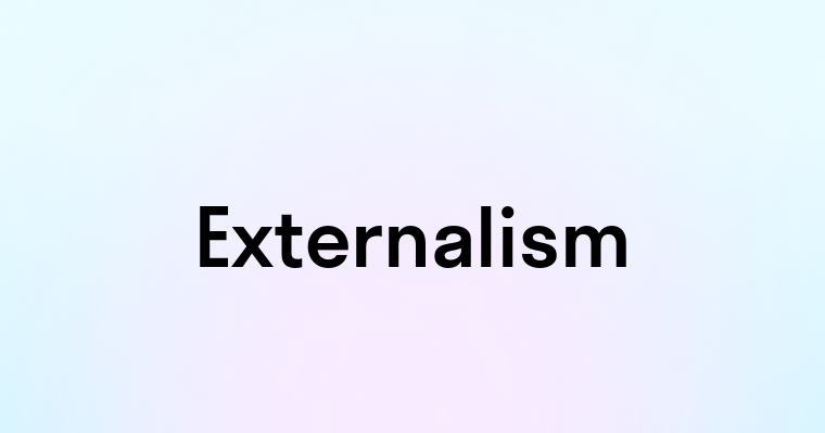 Externalism