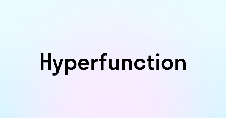 Hyperfunction