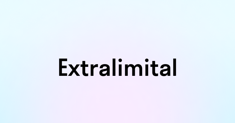 Extralimital