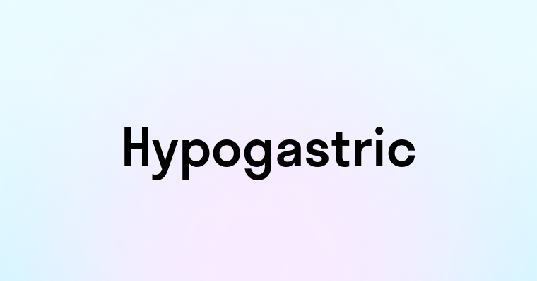 Hypogastric