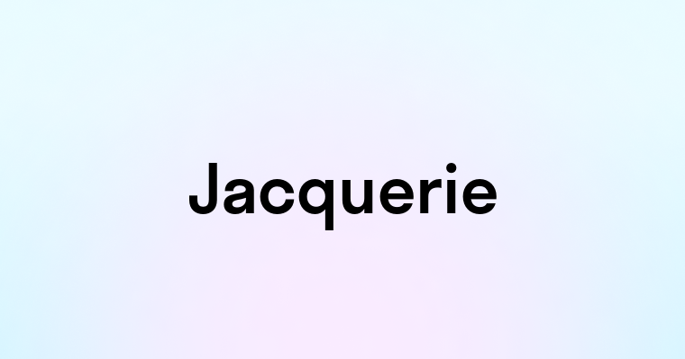 Jacquerie