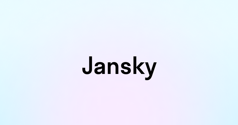 Jansky