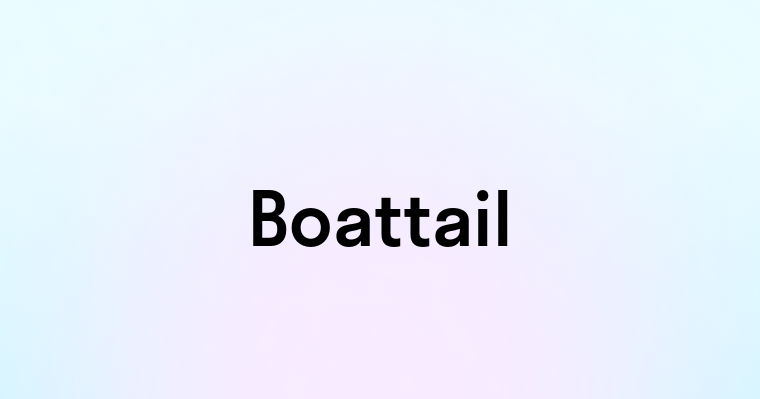 Boattail