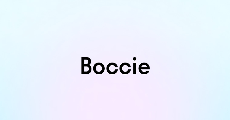 Boccie