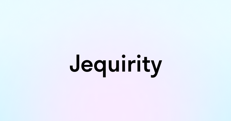 Jequirity