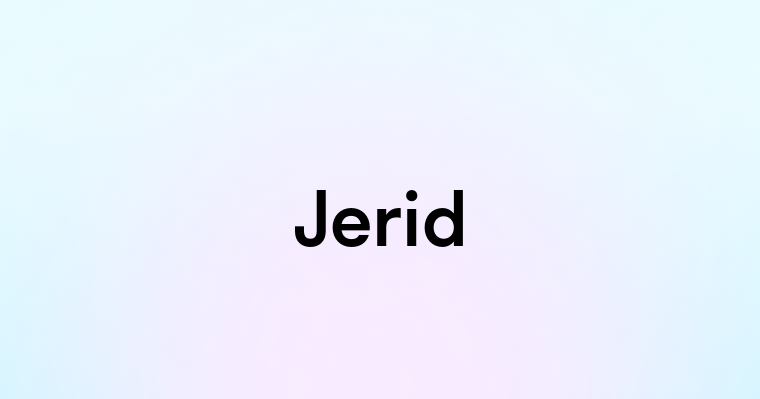 Jerid