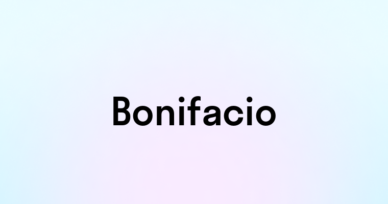 Bonifacio