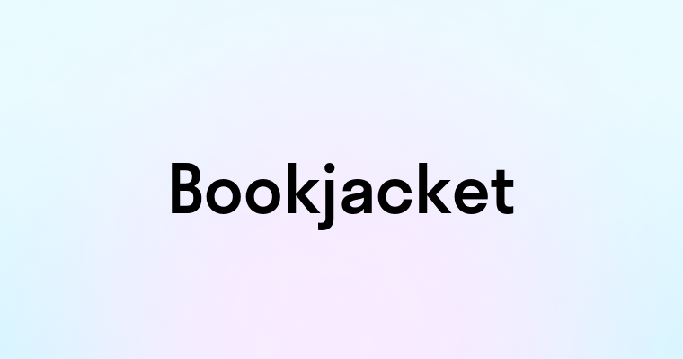 Bookjacket