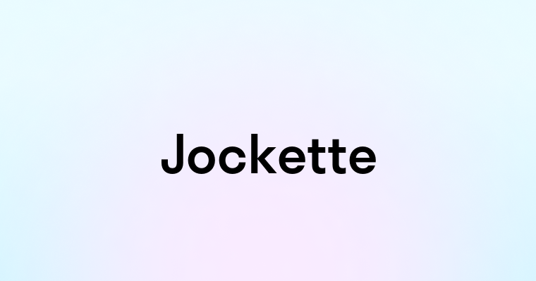 Jockette