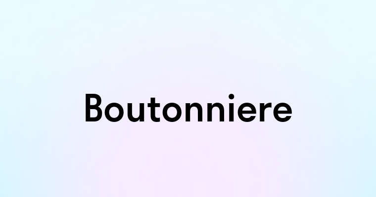 Boutonniere