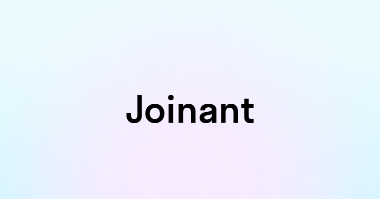 Joinant