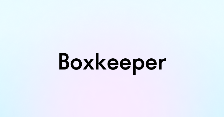 Boxkeeper