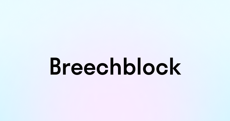 Breechblock