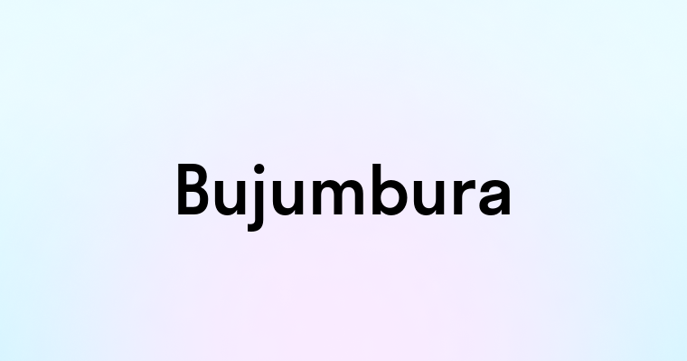 Bujumbura