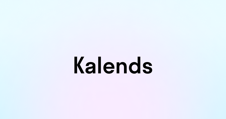 Kalends