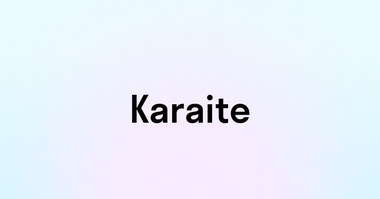 Karaite