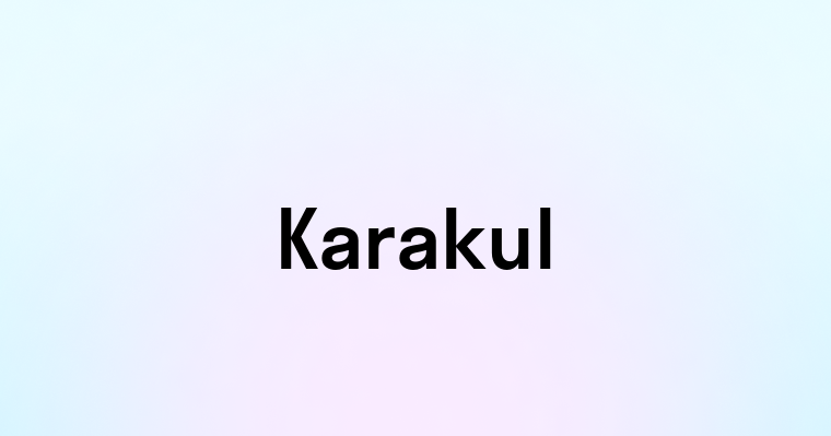 Karakul