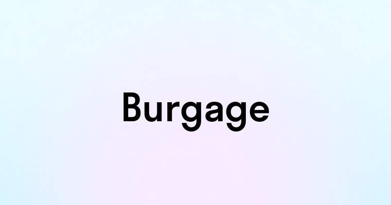 Burgage