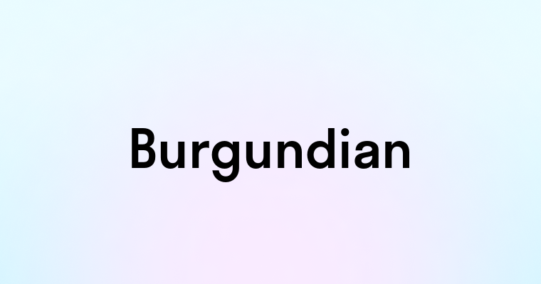 Burgundian