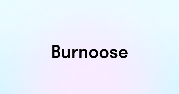 Burnoose