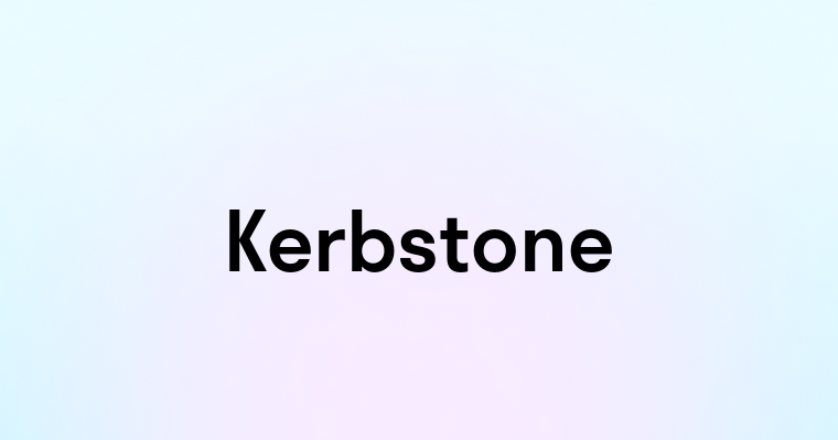 Kerbstone