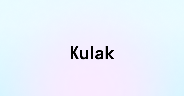 Kulak