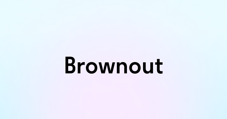 Brownout