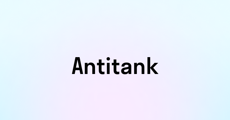 Antitank