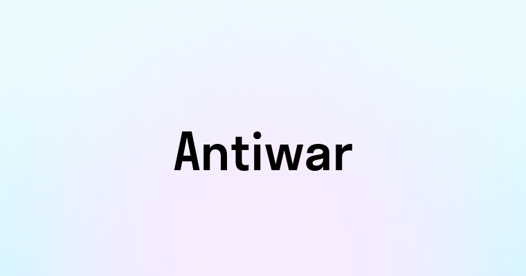 Antiwar