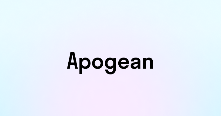 Apogean