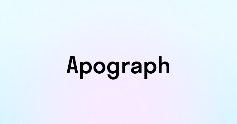 Apograph