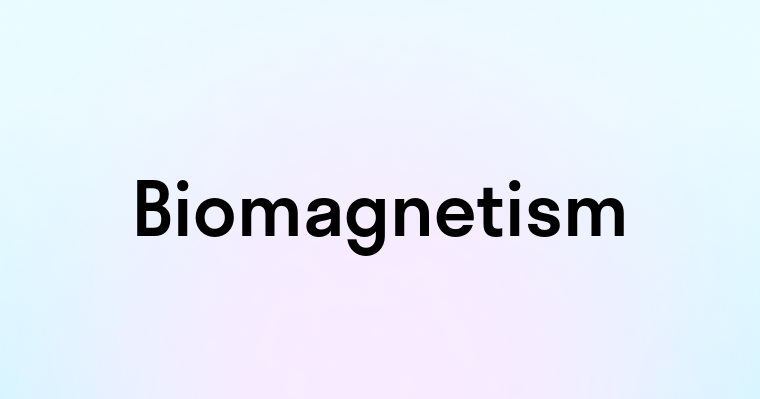 Biomagnetism