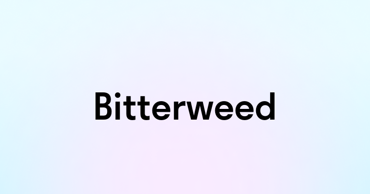 Bitterweed