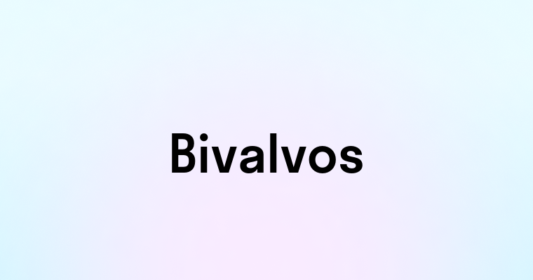 Bivalvos