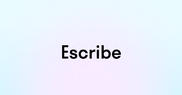 Escribe