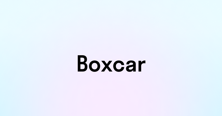 Boxcar