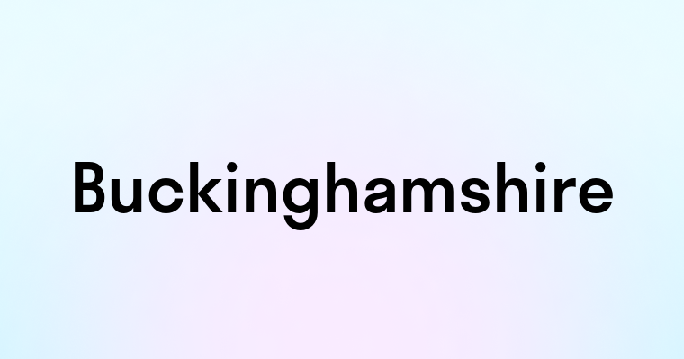 Buckinghamshire