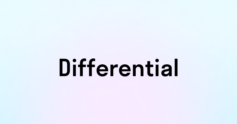 Differential