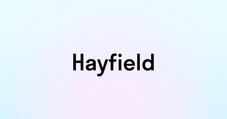 Hayfield