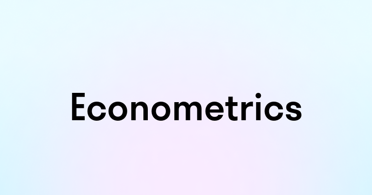 Econometrics