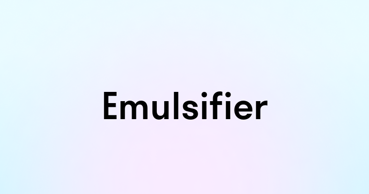 Emulsifier