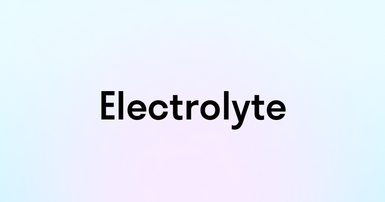 Electrolyte