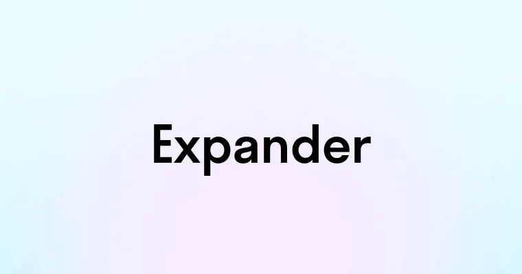 Expander