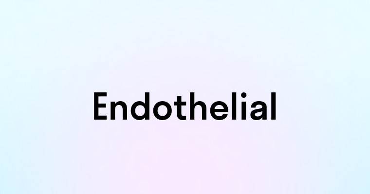 Endothelial